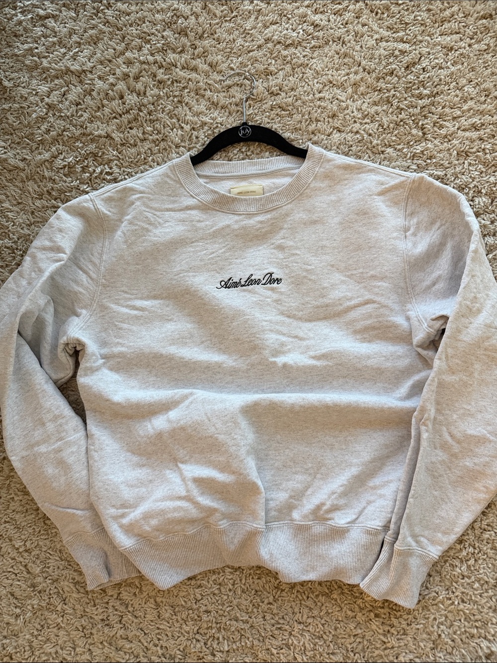 Aime Leon Dore Light Gray Crewneck Sweatshirt
